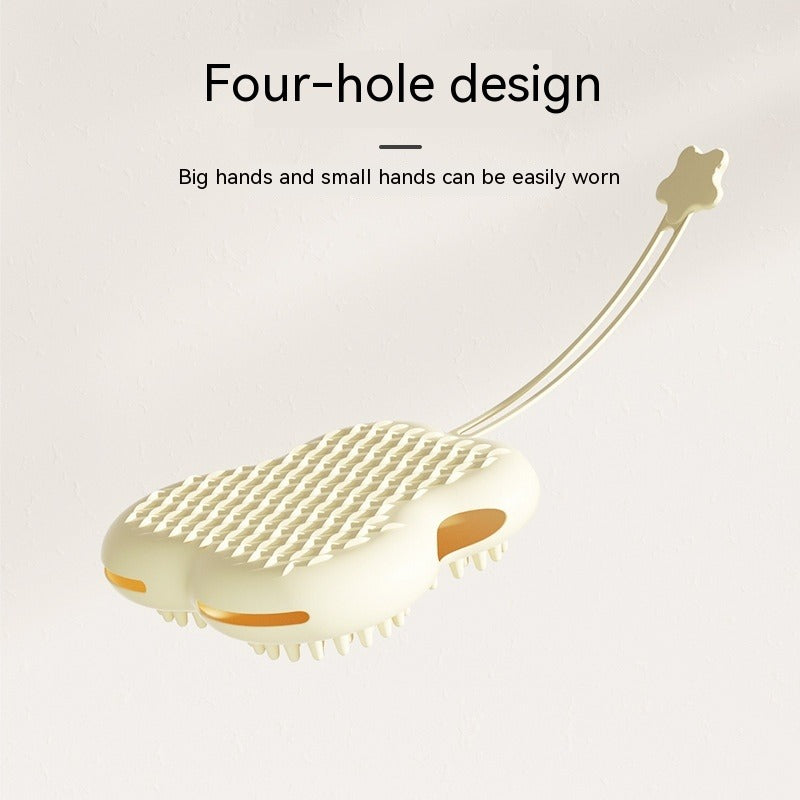 Pet Silicone Cat Petting Gloves Cleaning Float Hair Cleaning