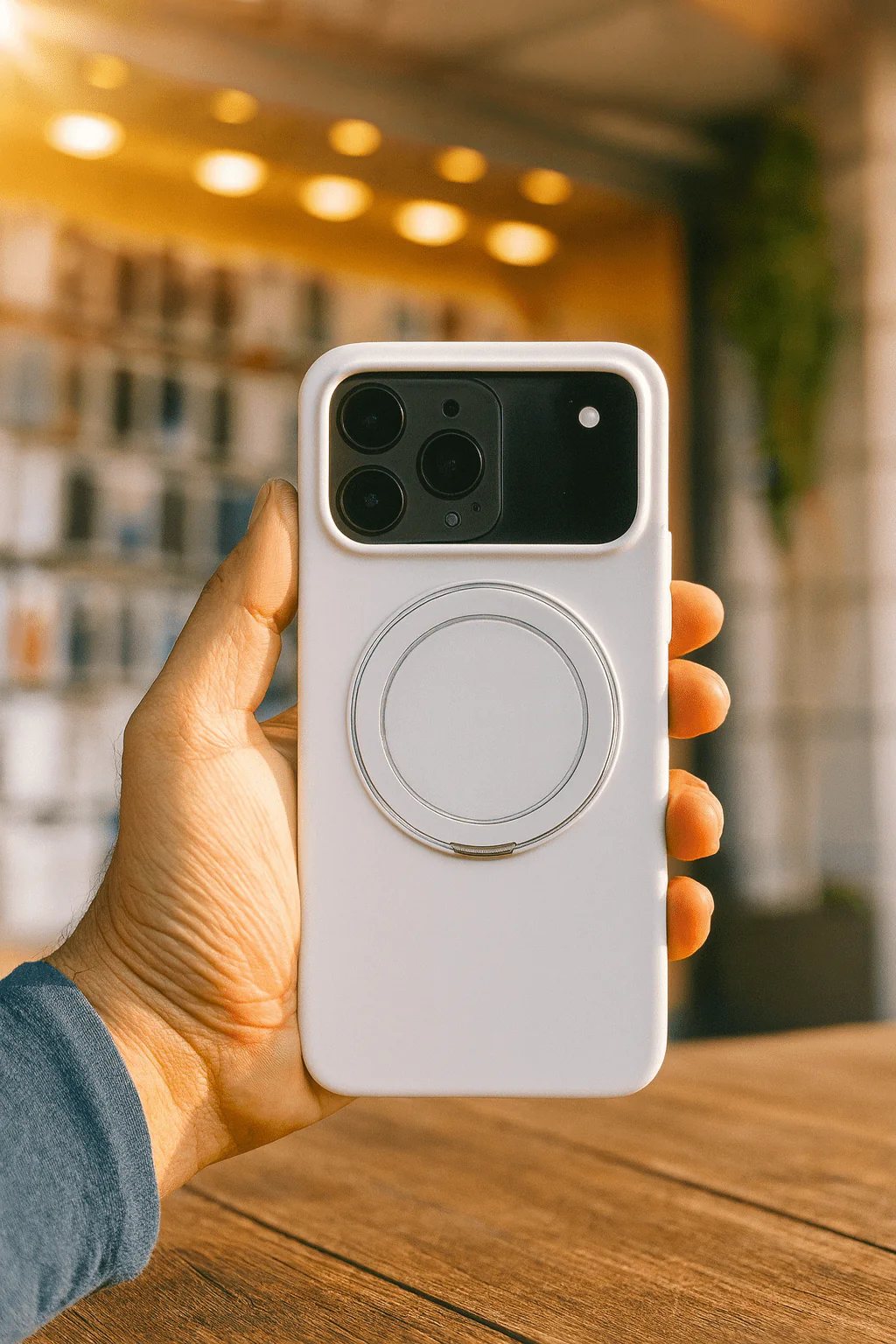 MagSafe-Compatible Silicone Shockproof iPhone Cover&nbsp;