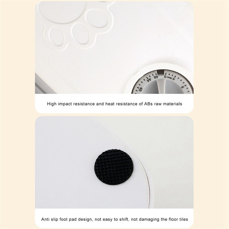 Automatic Pet Feeder Smart Food Dispenser For Cats Dogs Timer Stainless Steel Bowl Auto Dog Cat Pet Feeding Pets Supplies