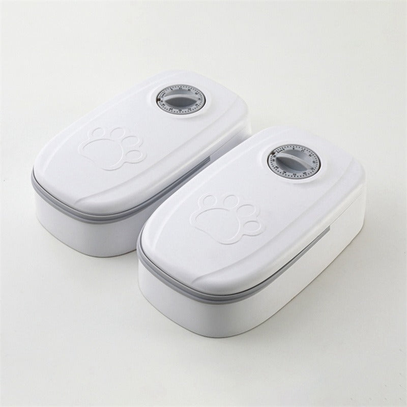 Automatic Pet Feeder Smart Food Dispenser For Cats Dogs Timer Stainless Steel Bowl Auto Dog Cat Pet Feeding Pets Supplies
