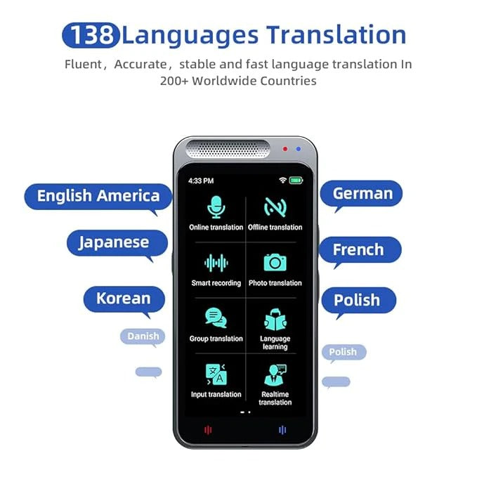 Artificial intelligence (AI) Translator © – 138 Languages, Real-Time Translation