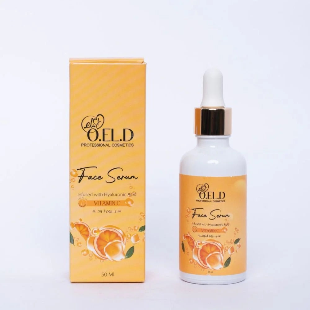 O.E.L.D Professional Cosmetics Vitamin C Face Serum – Infused with Hyaluronic Acid (50ml)