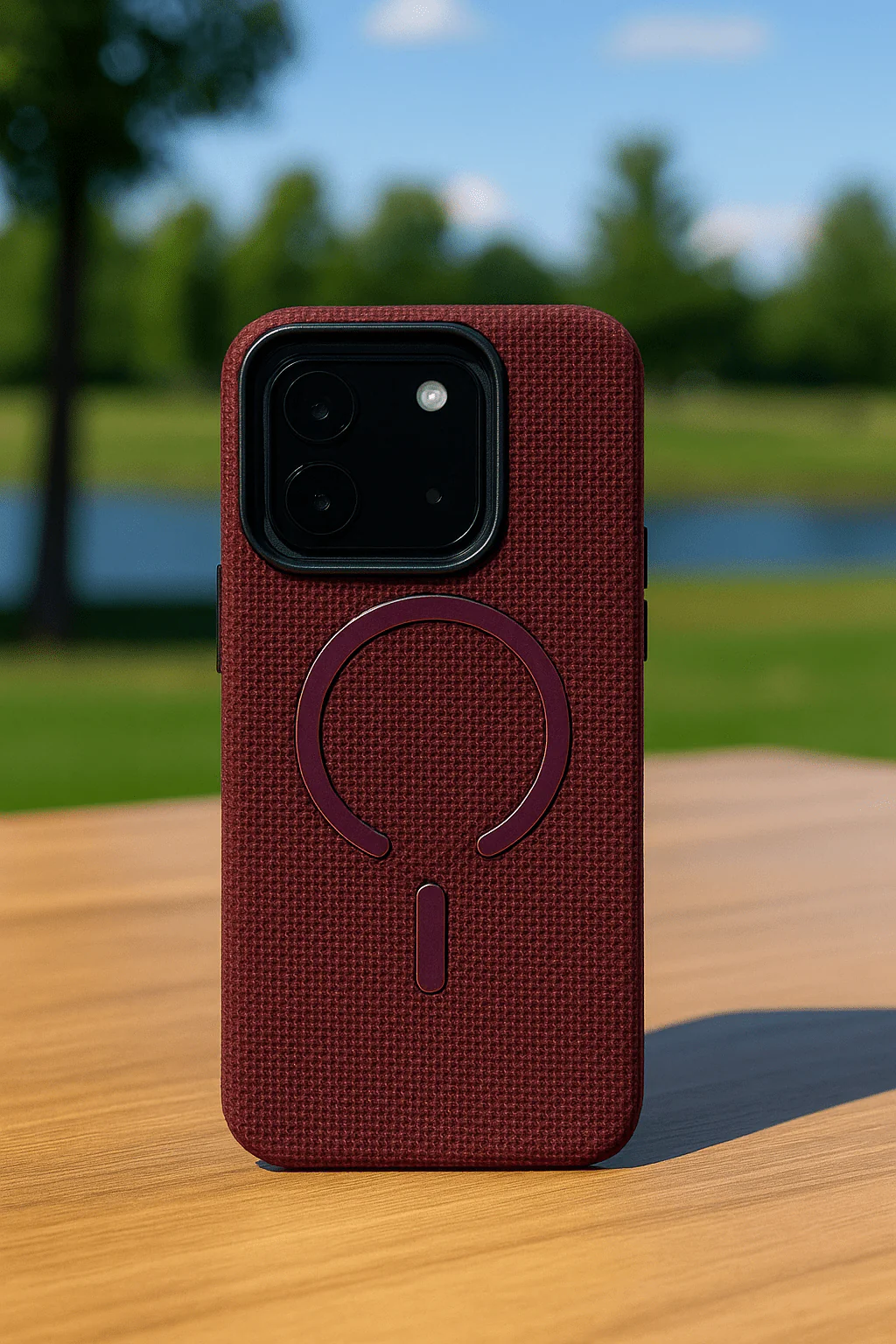 MagSafe-Compatible Shockproof Textured Back Cover