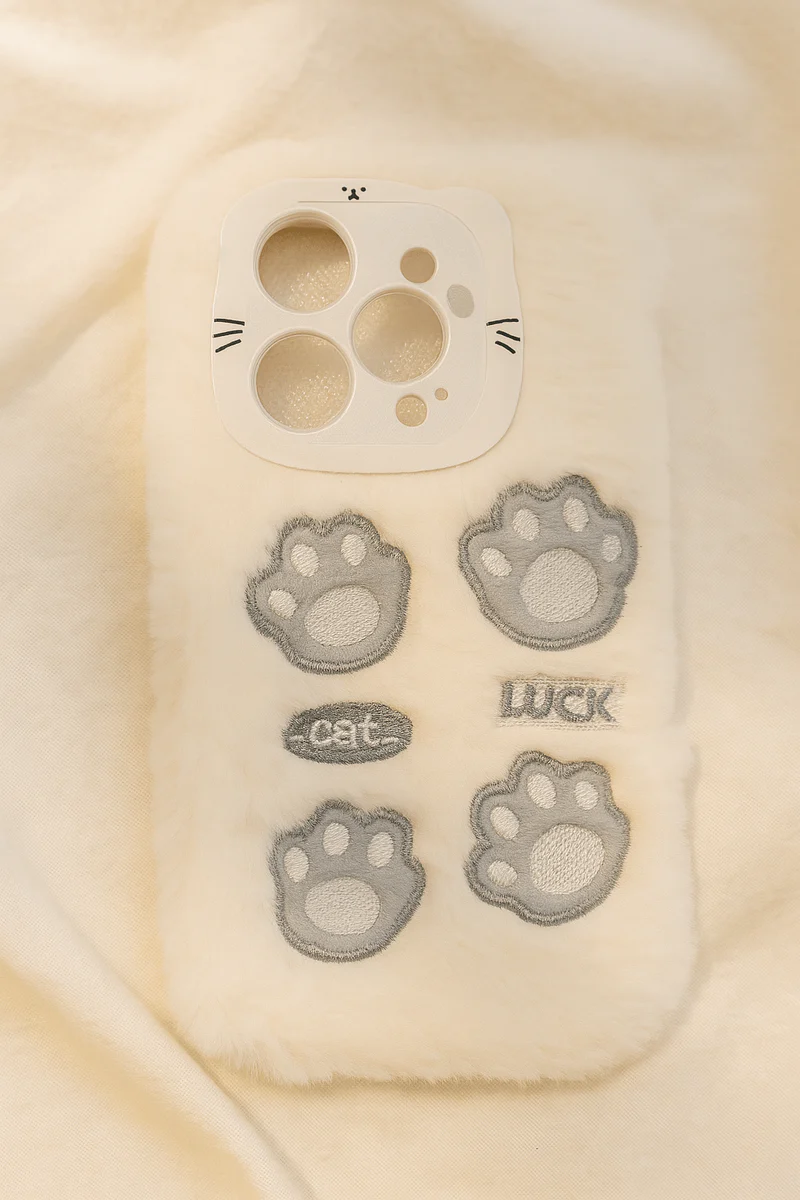 3D Furry Cartoon Phone Cases