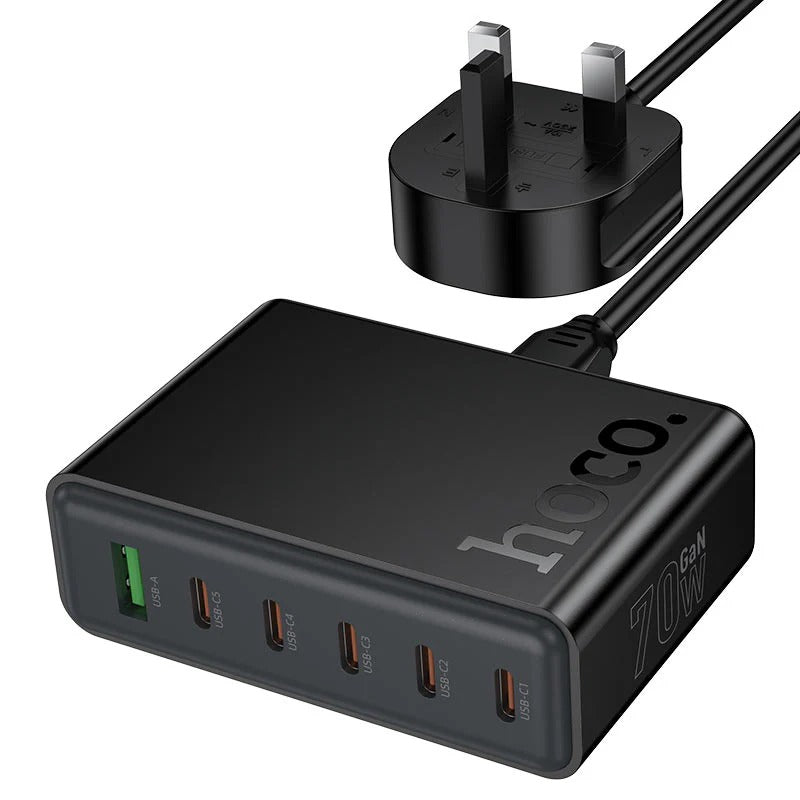 HOCO 6-in-1 Fast Charging Hub (70W)