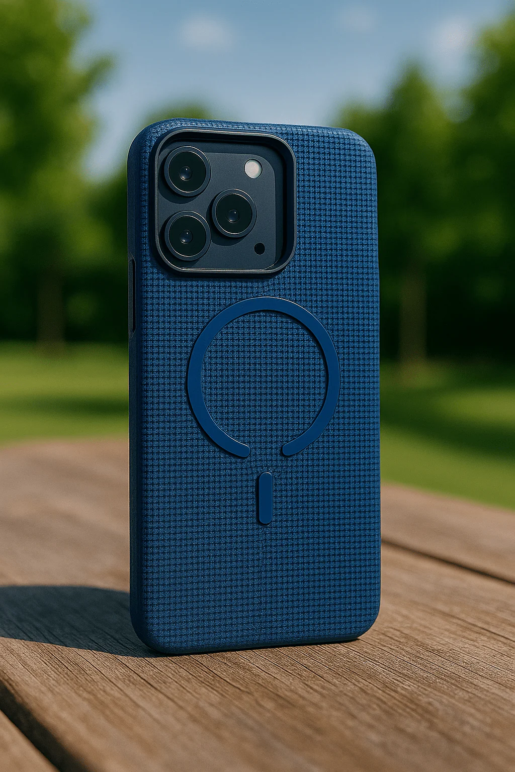 MagSafe-Compatible Shockproof Textured Back Cover