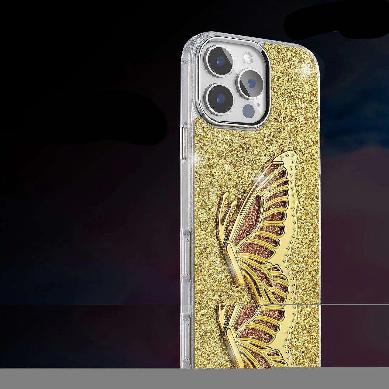 Butterfly Glitter Phone Case
