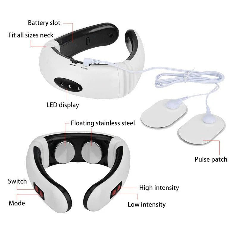 Intelligent neck and back massager