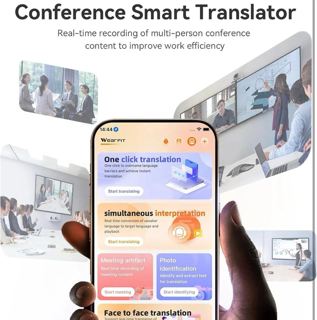 WearFit AI Mobile Phone Assistant – Smart Translation &amp; Communication Device