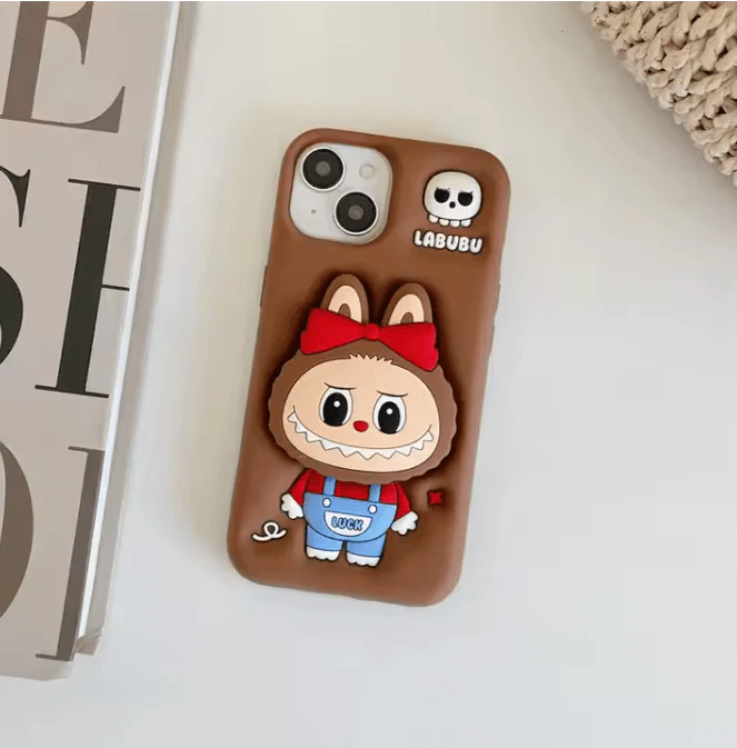 LABUBU - 3D Cartoon Silicone iPhone Case