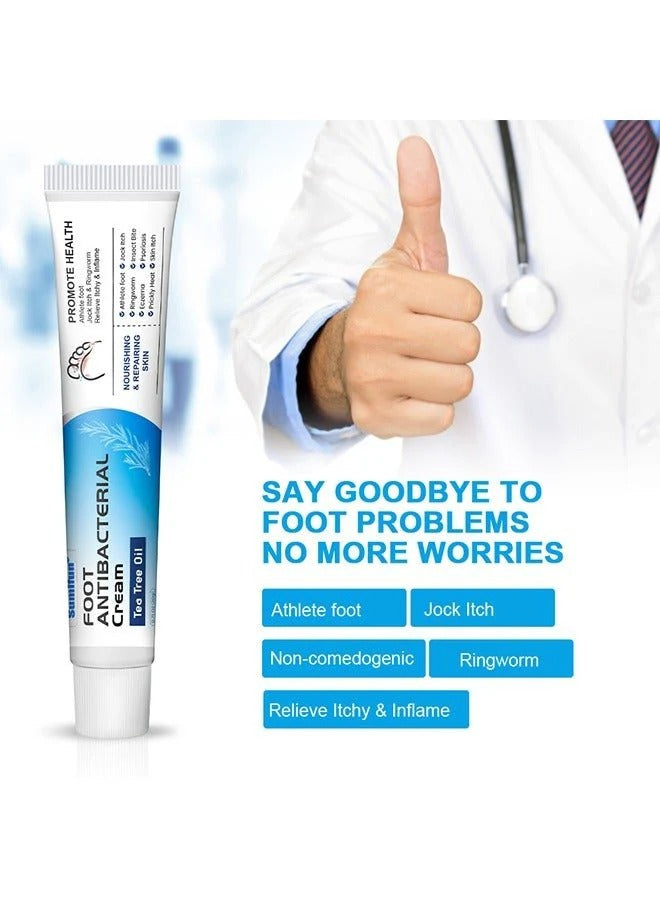 Sumifun Foot Antibacterial Cream with Tea Tree Oil – Nourishing &amp; Repairing Formula (20g)