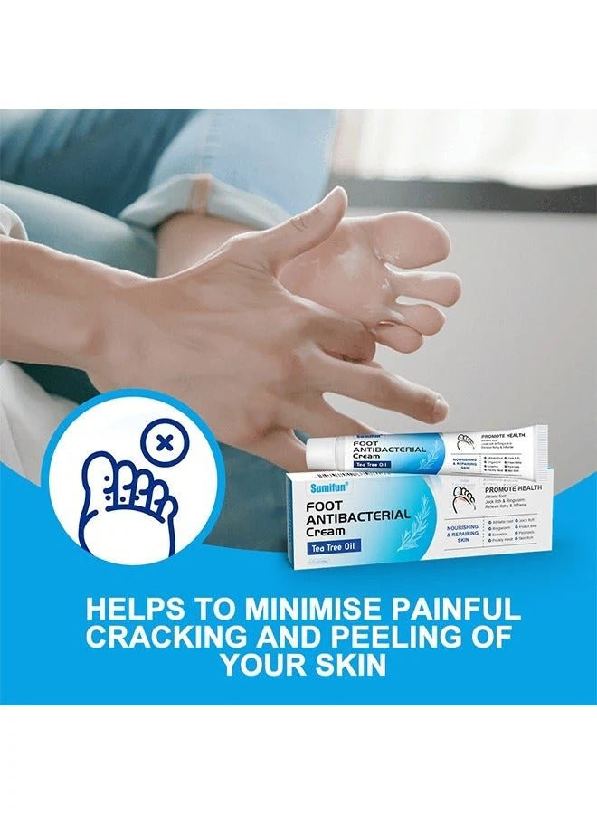 Sumifun Foot Antibacterial Cream with Tea Tree Oil – Nourishing &amp; Repairing Formula (20g)