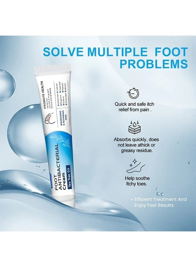 Sumifun Foot Antibacterial Cream with Tea Tree Oil – Nourishing &amp; Repairing Formula (20g)