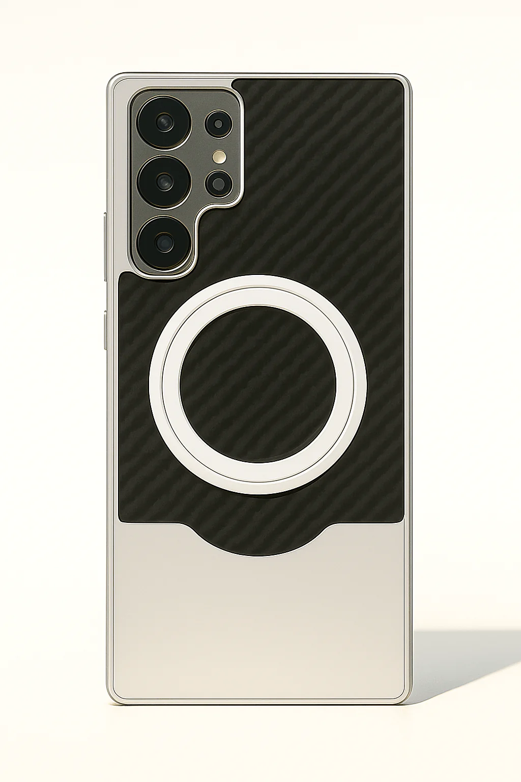 Carbon Fiber Magnetic Ring Case