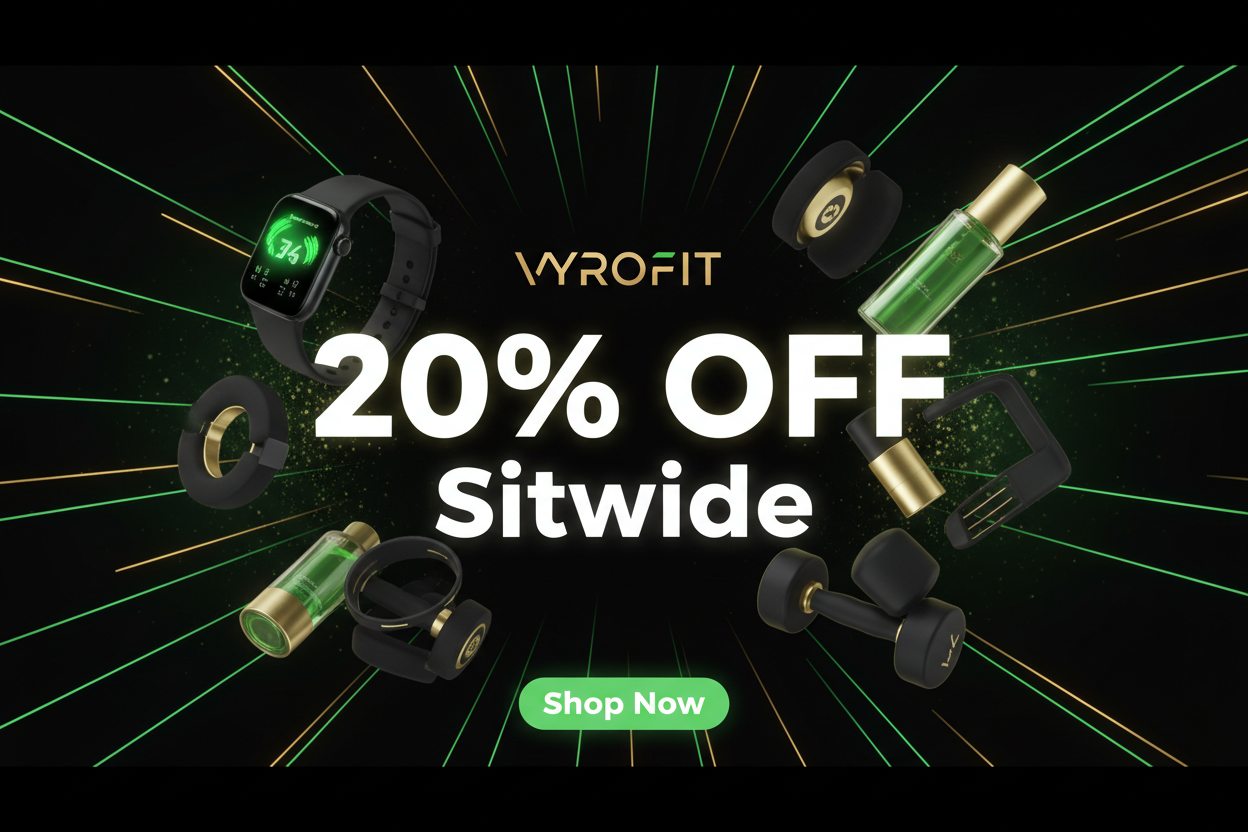 VYROFIT Neon Luxury Sale Banner